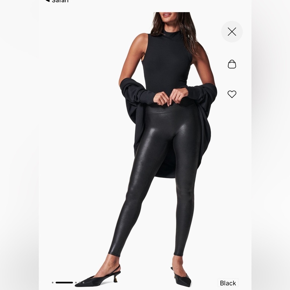 Spanx Faux Leather Leggings